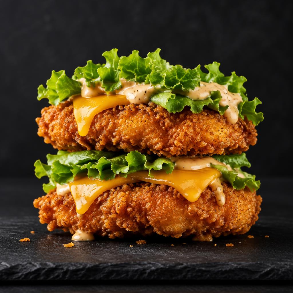 Chicken Burger with Cheese