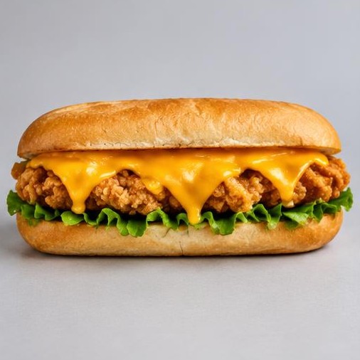 Chicken Cheese Sub Burger
